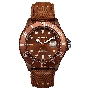 InTimes Mens Leather IT-057LDBRN Watch