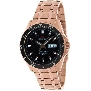 Precimax Men's Vintage Automatic PX12096 Rose-Gold Stainless-Steel Automatic Watch With Black Dial