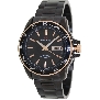 PRECIMAX Men's Propel Automatic PX13197 Black Stainless-Steel Automatic Watch With Black Dial
