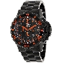 Precimax Men's Carbon Pro PX13232 Black Stainless-Steel Quartz Watch With Black Dial