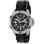 Swiss Precimax Men's SuperNova SP12110 Black Polyurethane Swiss Quartz Watch With Black Dial