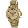 Swiss Precimax Men's Maritime Pro SP12194 Gold Stainless-Steel Swiss Chronograph Watch With Gold Dial