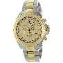 Swiss Precimax Men's Maritime Pro SP12196 Two-Tone Stainless-Steel Swiss Chronograph Watch With Gold Dial