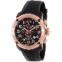 Swiss Precimax Men's Marauder Pro Sport SP13004 Black Rubber Swiss Chronograph Watch With Black Dial