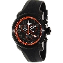 Swiss Precimax Men's Marauder Pro Sport SP13007 Black Rubber Swiss Chronograph Watch With Black Dial