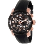 Swiss Precimax Men's Marauder Pro Sport SP13008 Black Rubber Swiss Chronograph Watch With Black Dial