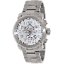 Swiss Precimax Men's Marauder Pro SP13010 Silver Stainless-Steel Swiss Chronograph Watch With White Dial