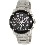 Swiss Precimax Men's Marauder Pro SP13012 Silver Stainless-Steel Swiss Chronograph Watch With Black Dial