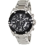 Swiss Precimax Men's Admiral Pro SP13027 Silver Stainless-Steel Swiss Chronograph Watch With Black Dial