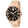 Swiss Precimax Men's Tarsis Pro SP13066 Rose-Gold Stainless-Steel Swiss Chronograph Watch With Black Dial