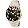 Swiss Precimax Men's Tarsis Pro SP13069 Two-Tone Stainless-Steel Swiss Chronograph Watch With Black Dial