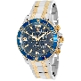 Swiss Precimax Men's Tarsis Pro SP13070 Two-Tone Stainless-Steel Swiss Chronograph Watch With Blue Dial