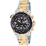 Swiss Precimax Men's Squadron Pro SP13078 Two-Tone Stainless-Steel Swiss Chronograph Watch With Black Dial