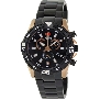 Swiss Precimax Men's Falcon Pro SP13108 Black Stainless-Steel Swiss Chronograph Watch With Black Dial