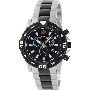 Swiss Precimax Men's Falcon Pro SP13113 Two-Tone Stainless-Steel Swiss Chronograph Watch With Black Dial