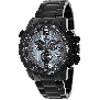 Swiss Precimax Men's Magnus Pro SP13141 Black Stainless-Steel Swiss Chronograph Watch With Black Dial
