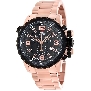 Swiss Precimax Men's Magnus Pro SP13147 Rose-Gold Stainless-Steel Swiss Chronograph Watch With Black Dial