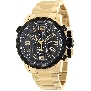 Swiss Precimax Men's Magnus Pro SP13149 Gold Stainless-Steel Swiss Chronograph Watch With Black Dial