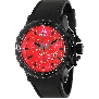 Swiss Precimax Men's Command Pro Sport SP13155 Black Polyurethane Swiss Chronograph Watch With Red Dial