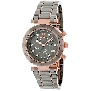 Swiss Precimax Women's Sophie Ceramic Elite SP13166 Grey Ceramic Swiss Chronograph Watch With Mother-Of-Pearl Dial