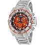 Swiss Precimax Men's Tactical Pro SP13176 Silver Stainless-Steel Swiss Chronograph Watch With Orange Dial
