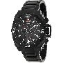Swiss Precimax Men's Tactical Pro SP13177 Black Stainless-Steel Swiss Chronograph Watch With Black Dial