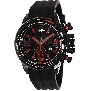 Swiss Precimax Men's Forge Pro Sport SP13236 Black Silicone Swiss Chronograph Watch With Black Dial