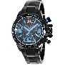 Swiss Precimax Men's Forge Pro SP13242 Black Stainless-Steel Swiss Chronograph Watch With Black Dial