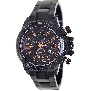 Swiss Precimax Men's Forge Pro SP13245 Black Stainless-Steel Swiss Chronograph Watch With Black Dial