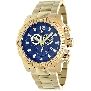 Swiss Precimax Men's Legion Pro SP13266 Gold Stainless-Steel Swiss Chronograph Watch With Blue Dial
