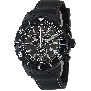 Swiss Precimax Men's Pursuit Pro Sport SP13283 Black Silicone Swiss Chronograph Watch With Grey Dial