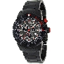 Swiss Precimax Men's Pursuit Pro SP13297 Black Stainless-Steel Swiss Chronograph Watch With Grey Dial