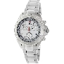 Swiss Precimax Women's Manhattan Elite SP13308 Silver Stainless-Steel Swiss Chronograph Watch With Silver Dial